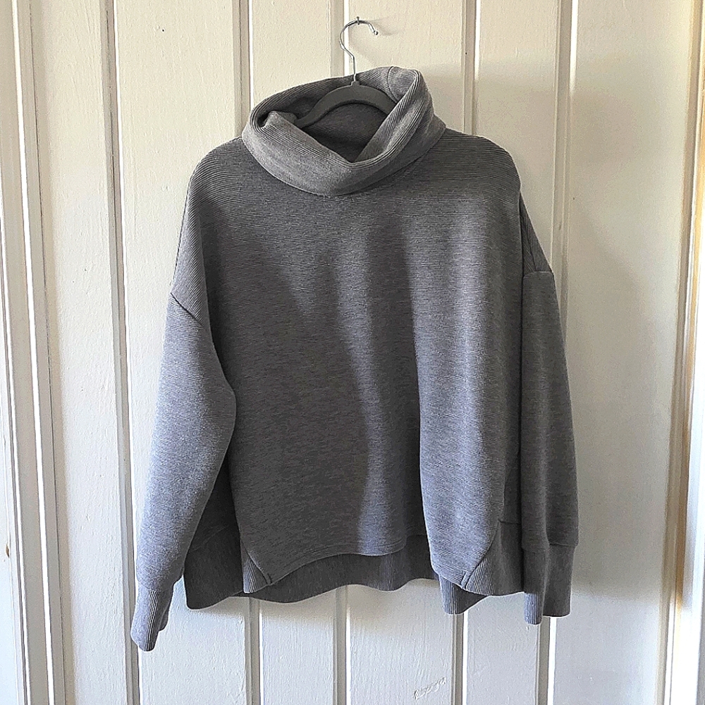 Ribbed Turtleneck Sweater